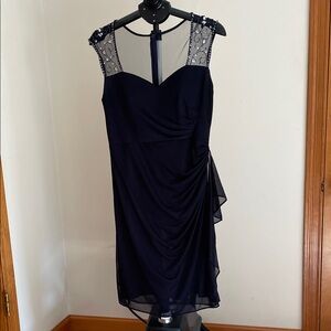 Stenay Midnight Blue Embellished Mini Dress